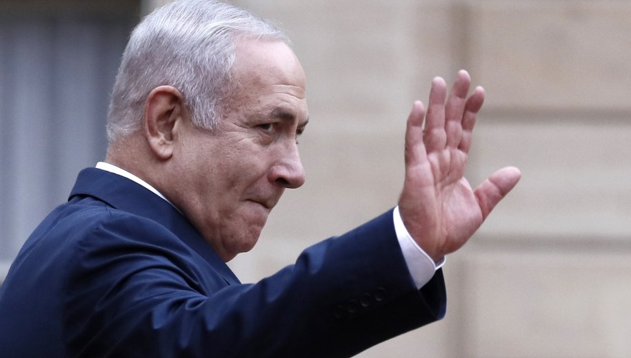 Benjamin Netanjahu /ETIENNE LAURENT /PAP/EPA