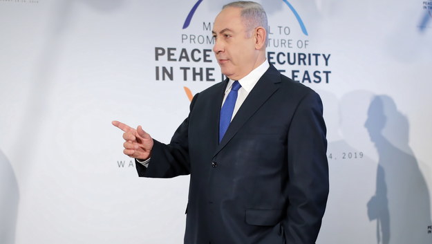 Benjamin Netanjahu / 	Leszek Szymański    /PAP