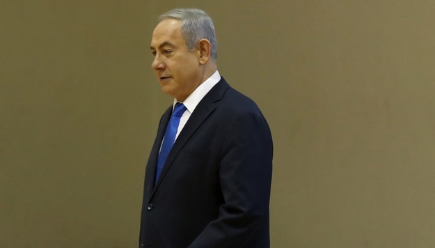 Benjamin Netanjahu /ATEF SAFADI / POOL /PAP/EPA