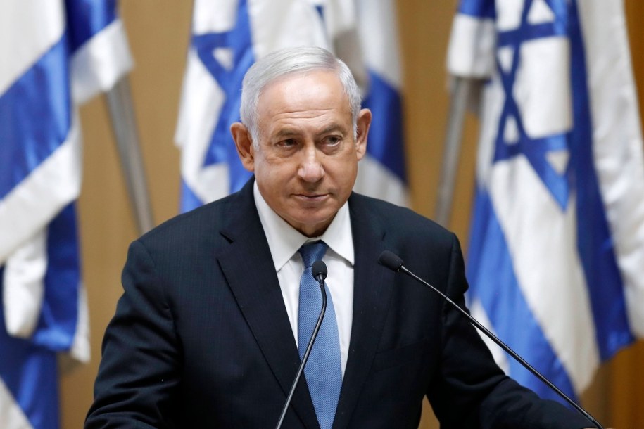 Benjamin Netanjahu /ATEF SAFADI  /PAP/EPA