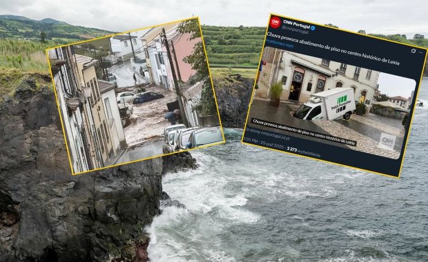 Benjamin szaleje w Portugalii. Ewakuacje, osuwiska i podtopienia