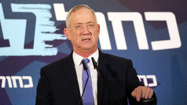 Benny Gantz /ABIR SULTAN /PAP/EPA