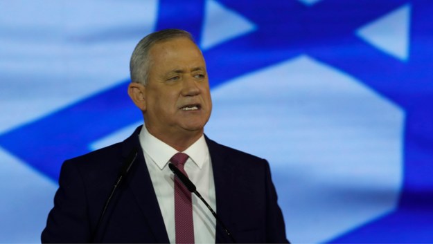 Benny Gantz /ATEF SAFADI  /PAP/EPA