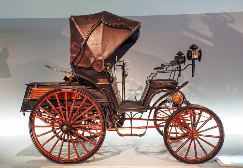 Benz Victoria w muzeum w Stuttgarcie /Getty Images