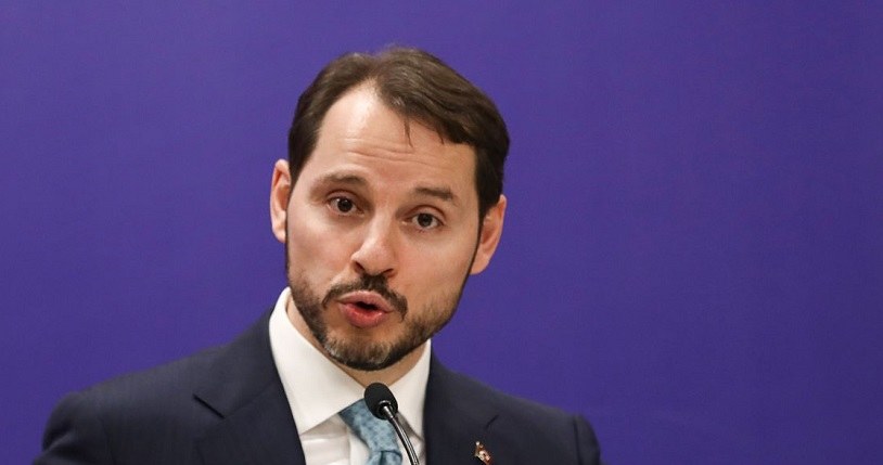 Berat Albayrak, b. minister finansów Turcji /AFP