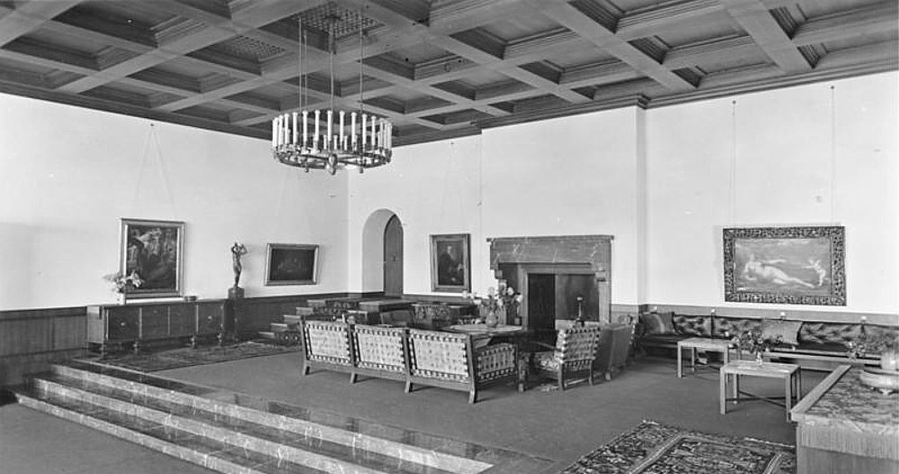 Berghof, salon, o którym wspomina sekretarka Adolfa Hitlera /Wikimedia Commons /domena publiczna