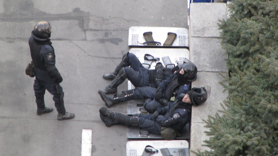 Berkut odpoczywa /Przemysław Marzec /RMF FM