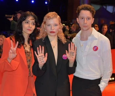 Berlinale 2024. Protesty na czerwonym dywanie na inaugurację festiwalu