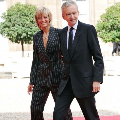 Bernard Arnault z żoną Helene /AFP