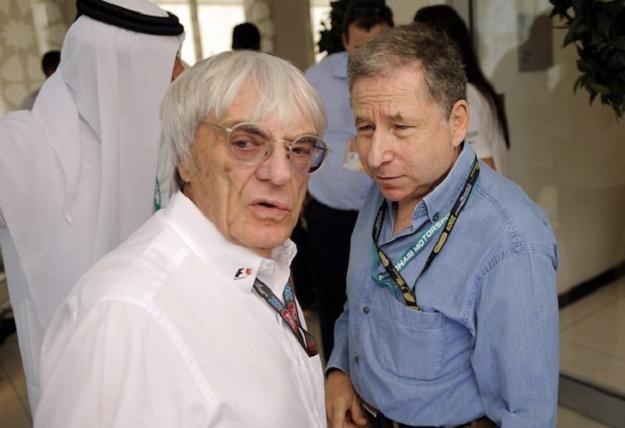 Bernie Ecclestone i Jean Todt /AFP