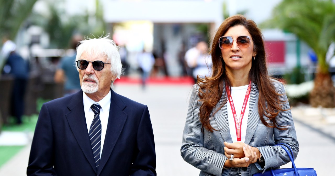 Bernie Ecclestone z żoną na zdjęciu z 2019 roku /Getty Images