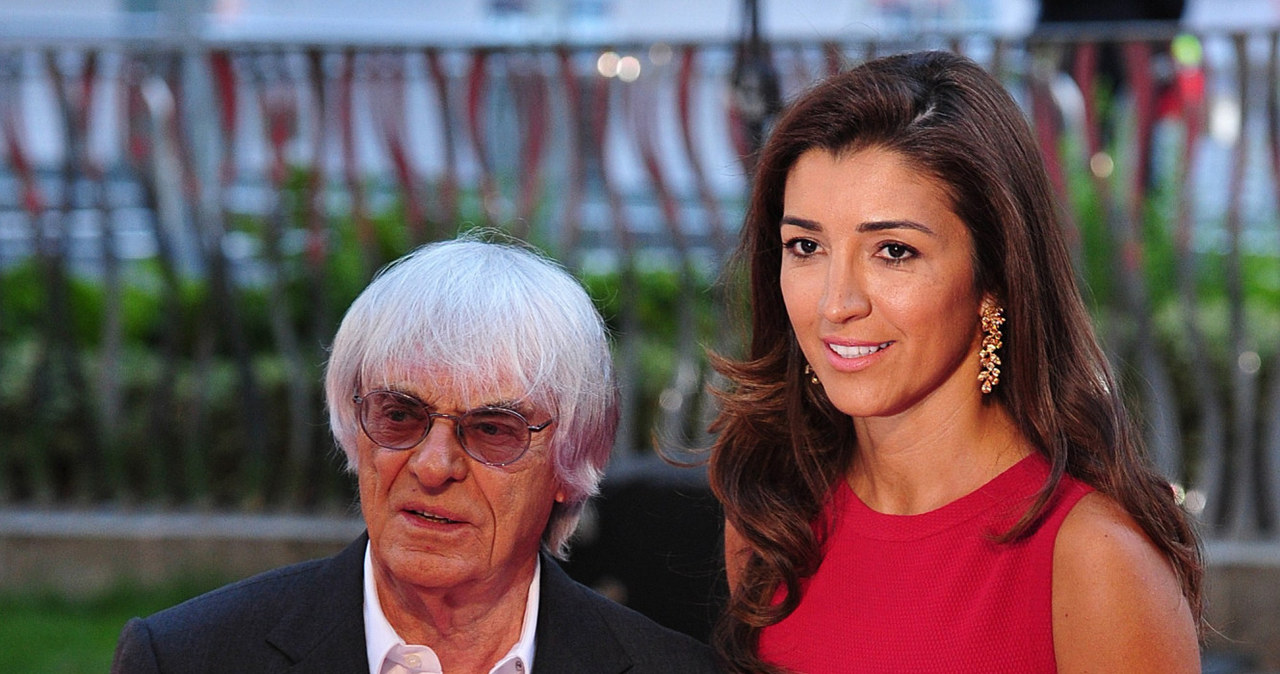 Bernie Ecclestone z żoną /East News /East News