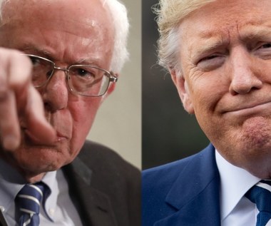 Bernie Sanders walczy ze złym Trumpem w grze platformowej