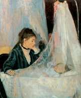 Berthe Morisot, Kołyska, 1872 /Encyklopedia Internautica