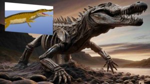 Bestia podobna do krokodyla znaleziona w Portugalii. Ale to nie krokodyl