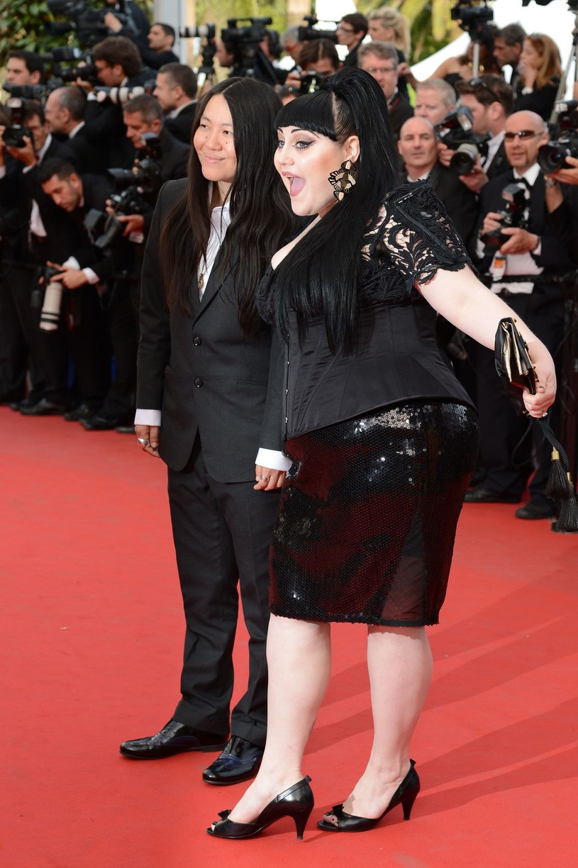 Beth Ditto z dziewczyną Kristen /AFP