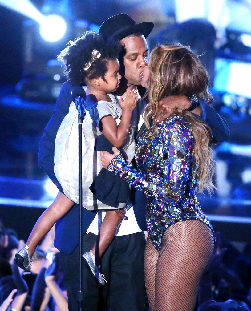 Beyonce i Jay-Z wraz z córką /Mark Davis /Getty Images
