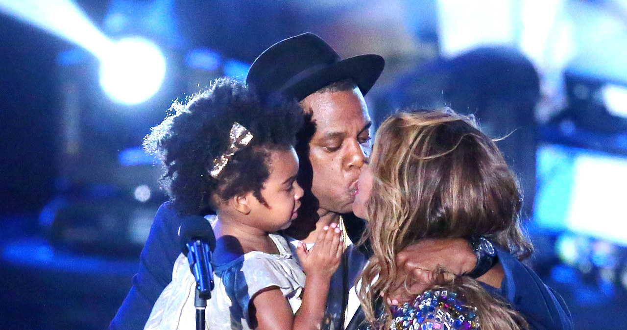 Beyonce i Jay Z z córeczką /Mark Davis /Getty Images