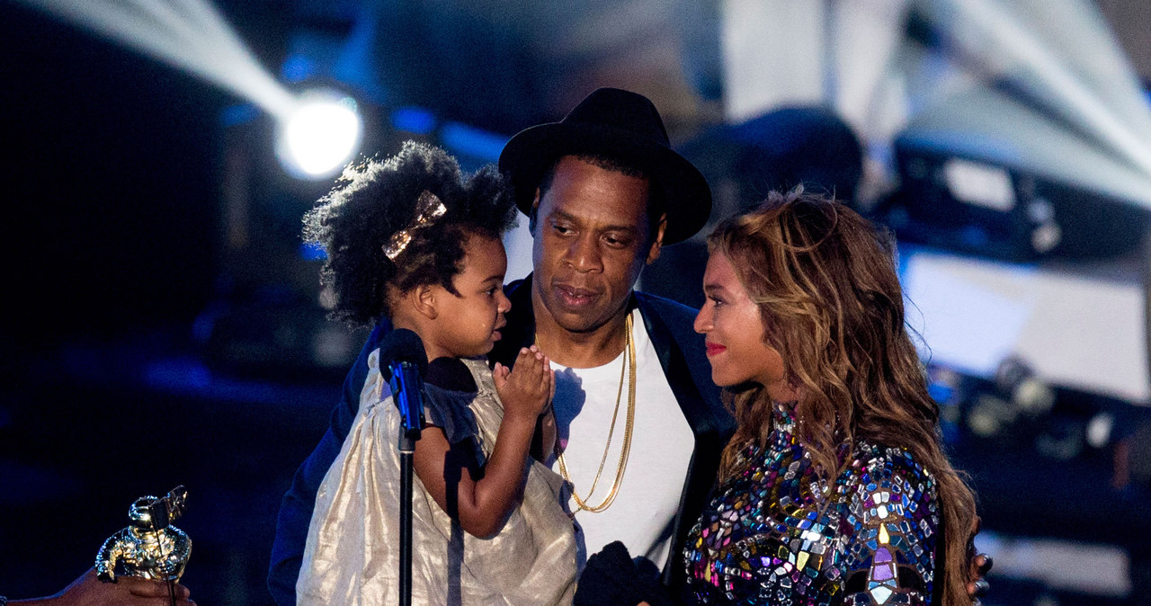 Beyonce i Jay Z z córeczką /Mark Davis /Getty Images