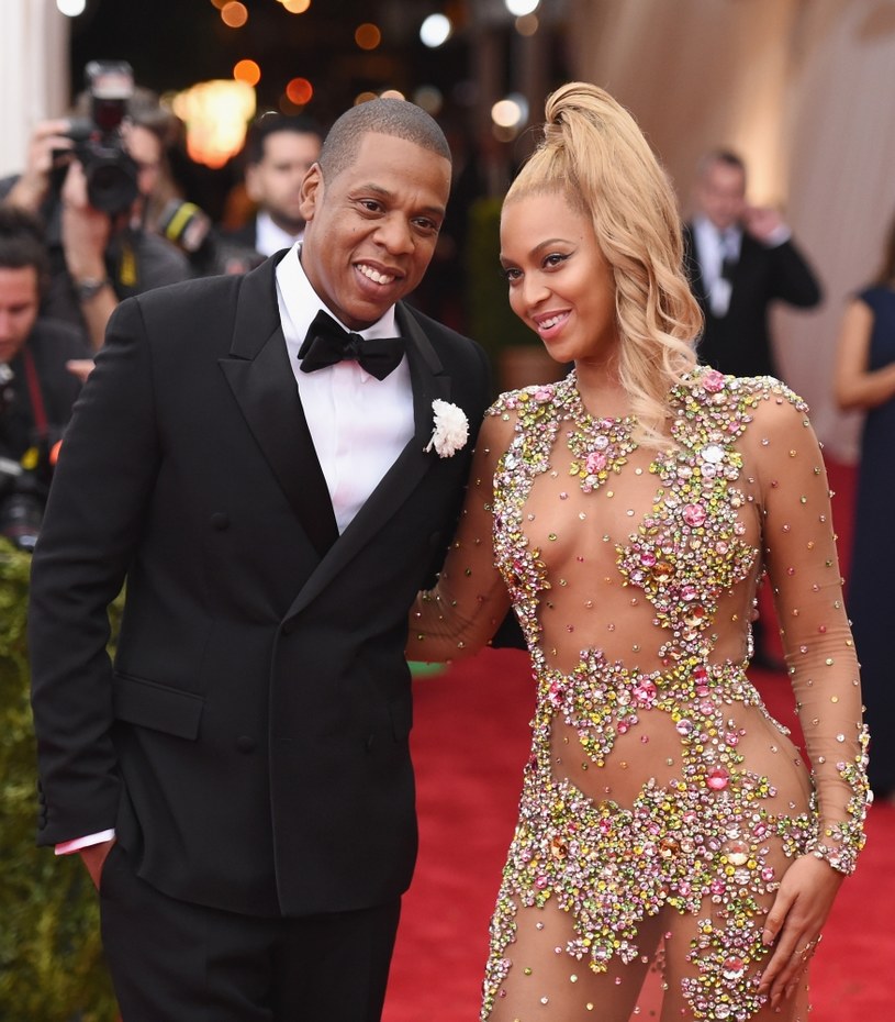 Beyonce i jej mąż Jay Z /Mike Coppola /Getty Images