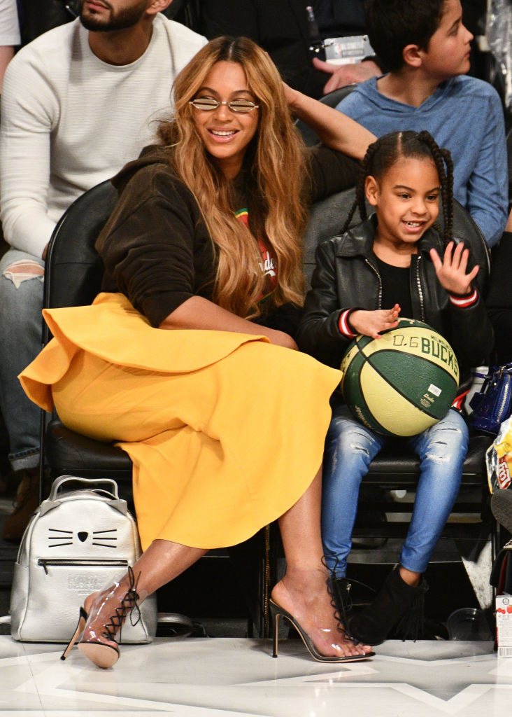 Beyonce z córką Blue Ivy /Allen Berezovsky /Getty Images