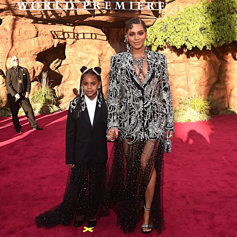Beyonce z córką na premierze filmu "Król Lew" /Alberto E. Rodriguez /Getty Images