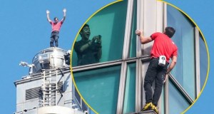 Bez zabezpieczeń i czasem bez rąk. Widowiskowa wspinaczka na Taipei 101