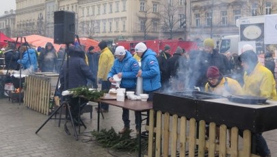 Bezdomni i potrzebujący z całej Polski przyjechali do Krakowa na wigilię