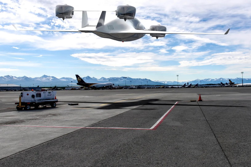 Bezzałogowy dron pobił rekord w ładunku podniesionym do góry - 375 kg  /foto: Sabrewing /domena publiczna