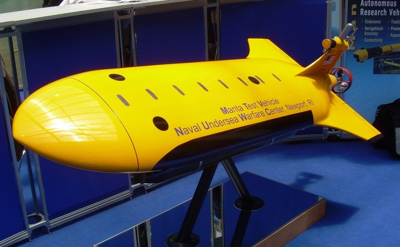 Bezzałogowy pojazd podwodny. Fot. M.Dura /Defence24