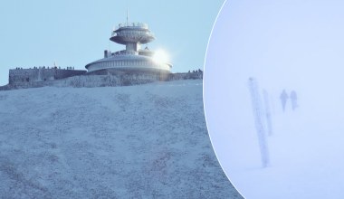 "Biała ciemność" w Polsce. Karkonoski Park Narodowy pokazał zdjęcia
