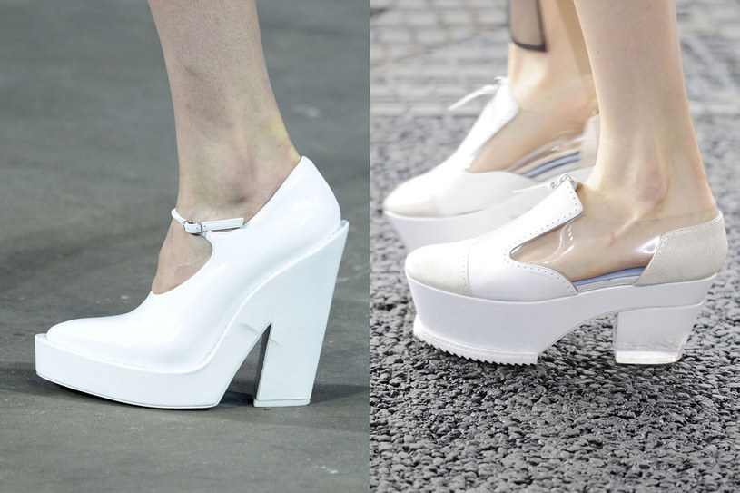 Białe buty Alexandra Wanga i Erdem /East News/ Zeppelin