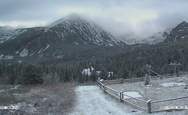 Białe Tatry! W górach sypnęło śniegiem [ZOBACZ WIDOK Z KAMER]