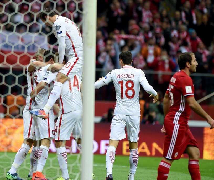 "Biało-czerwoni" szczęśliwie wygrali pierwszy mecz z Armenią /AFP