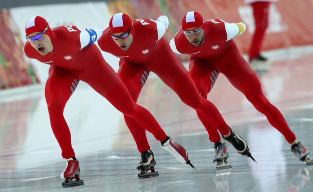 Biało - czerwoni w Soczi wywalczyli brązowy medal w drużynie /Grzegorz Momot /PAP