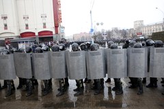 Białoruś: Milicja rozproszyła protest z okazji Dnia Wolności