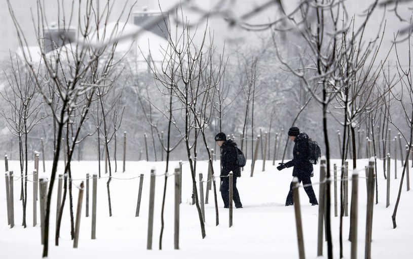 Białoruś pod śniegiem, ponad 650 miejscowości bez prądu /PAP/EPA