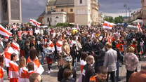 Białoruska opozycja protestuje w obronie uwięzionego Romana Protasiewicza