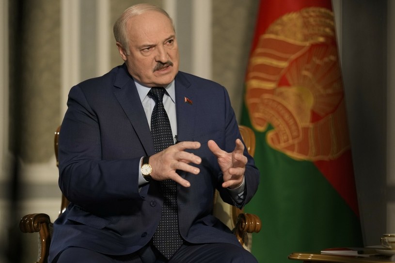 Białoruski dyktator Alaksander Łukaszenka /AP/Associated Press /East News