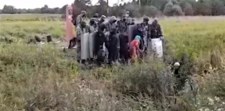 Białoruskie służby wypychają migrantów. Jest nagranie