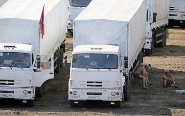„Biały konwój” wciąż w Rosji