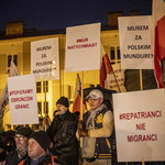 Białystok: Marsz poparcia dla służb na granicy polsko-białoruskiej
