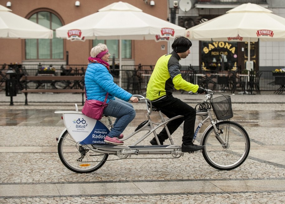 Białystok: Opóźnienie startu systemu rowerów miejskich BiKeR /Michał Zieliński  /PAP