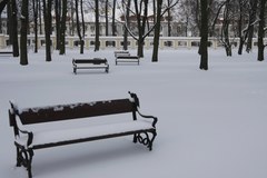 Białystok przykryty śniegiem