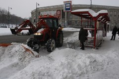 Białystok przykryty śniegiem