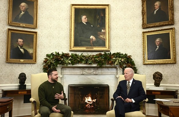 Biden i Zełenski podczas spotkania z grudnia 2022 roku /Shutterstock