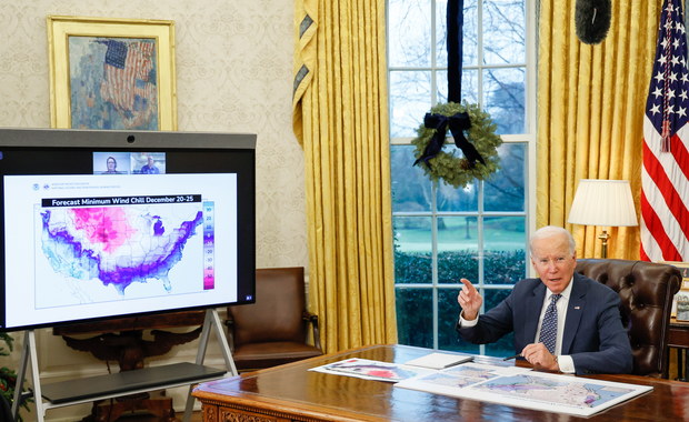 Biden ostrzega Amerykanów. Na USA nacierają potężne burze śnieżne