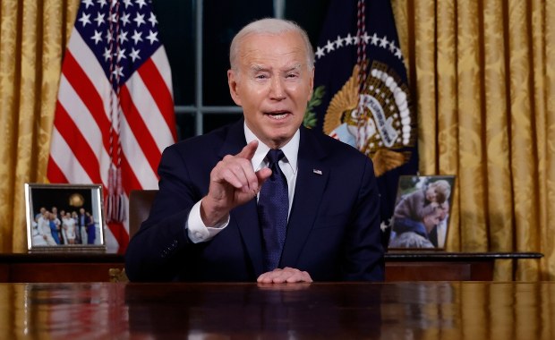Biden w orędziu: Putin już zagroził Polsce, że jej zachodnie ziemie są "darem" od Rosji