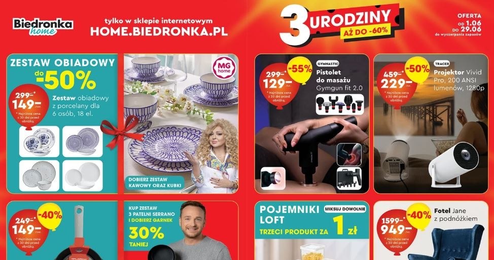 Biedronka Home oferuje nowe promocje! /Biedronka /INTERIA.PL
