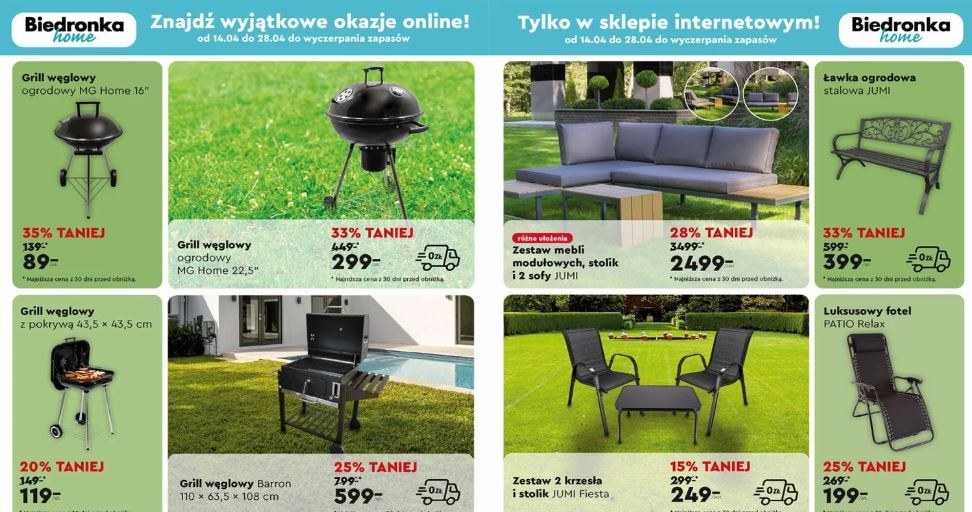 Biedronka Home oferuje promocje na meble ogrodowe! /Biedronka /INTERIA.PL